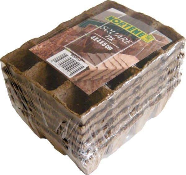 Turfpottrays 5x4x4 cm (6x12)