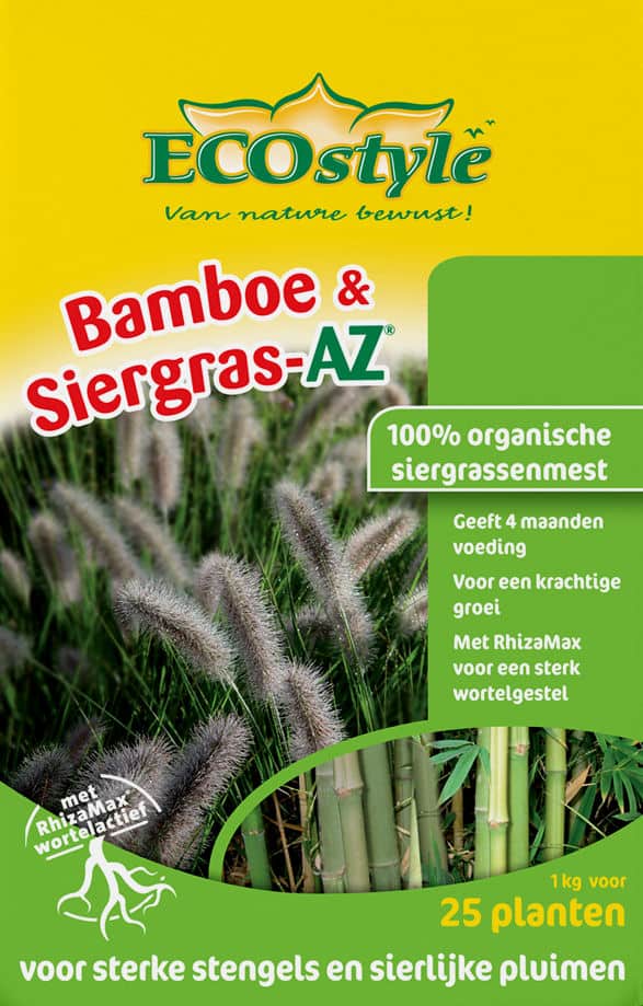 ECOstyle Bamboe & Siergras AZ 800 gram Ecostyle Bamboe AZ 1kg 1