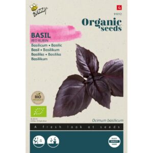 Buzzy Organic Basilicum Red Rubin BIO