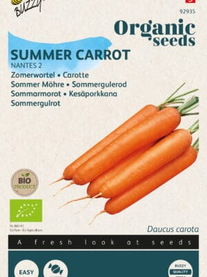Buzzy Organic Zomerwortelen Nantes 2 BIO Buzzy Organic Zomerwortelen Nantes 2 BIO
