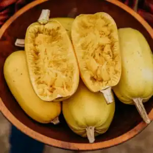 Pompoen vegetable spaghetti