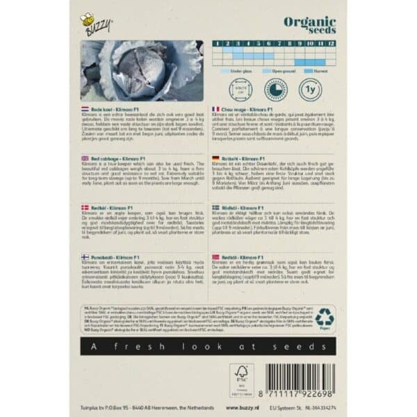 Buzzy Organic Rode Kool Klimaro F1 BIO