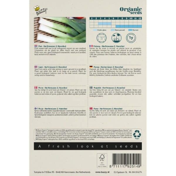 Buzzy Organic Prei Herfstreuzen 2 BIO
