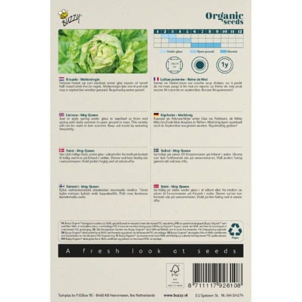 Buzzy Organic Kropsla Meikoningin BIO