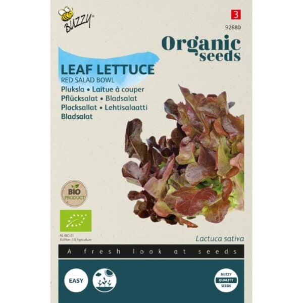 Buzzy Organic Pluksla Red Salad Bowl BIO