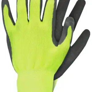 Werkhandschoenen geel latex