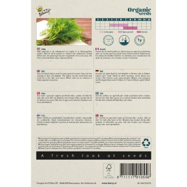 Buzzy Organic Dille BIO