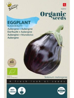 Buzzy Organic Aubergine Black Beauty BIO Buzzy Organic Aubergine Black Beauty BIO