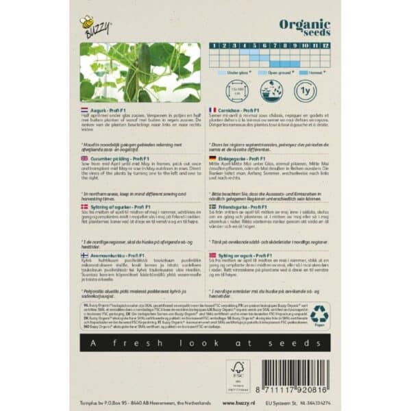 Buzzy Organic Augurk Profi F1 BIO