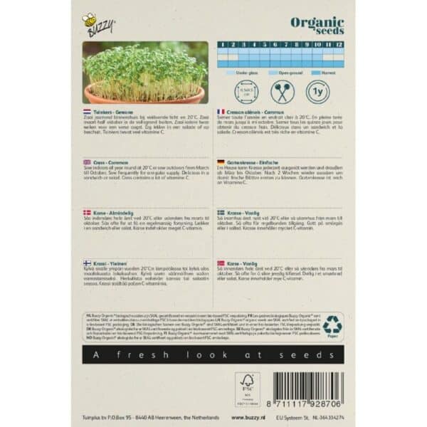 Buzzy Organic Tuinkers Gewone BIO
