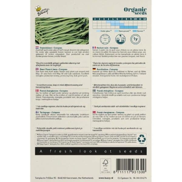 Buzzy Organic Stamslabonen Compass BIO