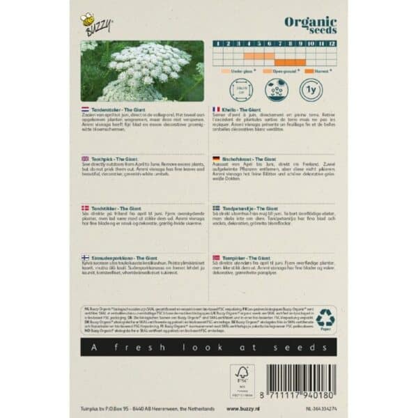 Buzzy Organic Tandenstoker The Giant BIO