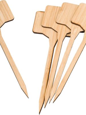 Bamboe Plaatetiketten